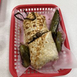 La Alcancia Supermarket - Carne asado burrito.