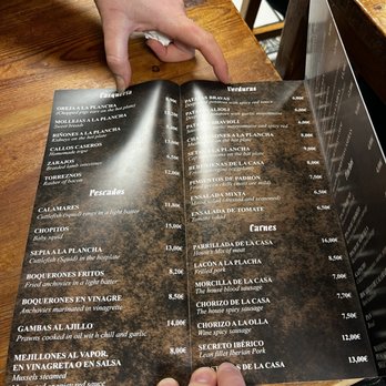 Casa Toni - Menu - Tapas/Small Plates Near Me - Madrid, M