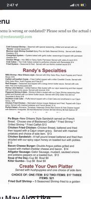 Menu photo 3 Randy's Shrimp & Oyster Bar Granbury, TX