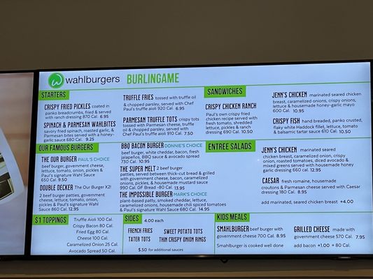 Menu photo 3 Wahlburgers Burlingame, CA Menu photo 3 Wahlburgers Burlingame, CA