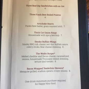 Metropolitan Grill - Happy Hour Menu - American Near Me - Seattle, Washington