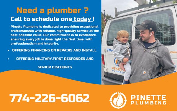 Pinette Plumbing Logo