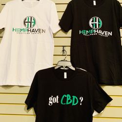 Hemp Haven Wellness Center - Hemp Haven Wellness Center T-Shirts. Available in S,M,L & XXL .