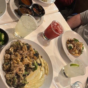 Casa Azul - Brussels Caesar, Chips and Salsa, tostada, & of course margaritas - Tacos Near Me - Buffalo, New York