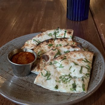 Khan Saab Desi Craft Kitchen - Goat Cheese Kulcha with Butter Sauce - Pakistani Near Me - Fullerton, California