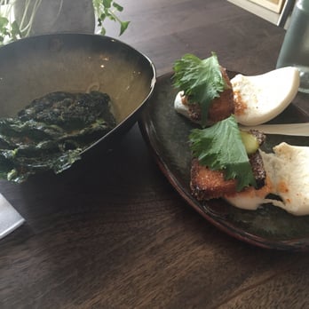 Kyu - Crispy kale and pork buns - Asian Fusion Near Me - Miami, Florida
