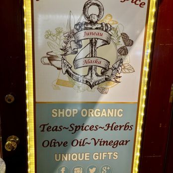 Harbor Tea & Spice - Sign - Herbs & Spices Near Me - Juneau, Alaska Harbor Tea & Spice - Sign - Herbs & Spices Near Me - Juneau, Alaska