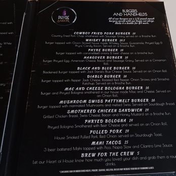 Phyre Brewery & Tavern - Menu - Speakeasies Near Me - St. Cloud, Florida Phyre Brewery & Tavern - Menu - Speakeasies Near Me - St. Cloud, Florida