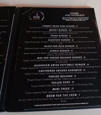 Menu photo 4 Phyre Brewery & Tavern St. Cloud, FL Menu photo 4 Phyre Brewery & Tavern St. Cloud, FL