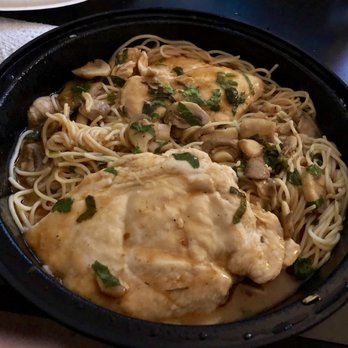 Primo Pasta Kitchen - Chicken Marsala with pasta - Italian Near Me - Pasadena, Maryland
