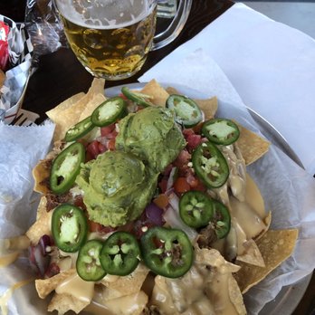 Orange Hat Brewing - Pulled Pork Nachos without BBQ sauce or sour cream. - Breweries Near Me - Knoxville, Tennessee