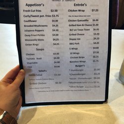 Miller's Tavern - Menu