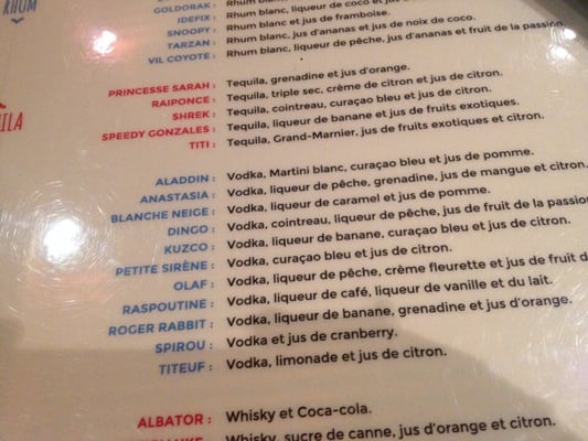 Menu photo 1 Zéro de Conduite Paris, 75 Menu photo 1 Zéro de Conduite Paris, 75
