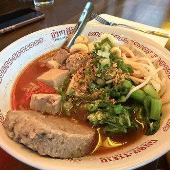 Guay Tiew - 24. Yen Ta Fo Broth - Thai Near Me - Portland, Oregon Guay Tiew - 24. Yen Ta Fo Broth - Thai Near Me - Portland, Oregon