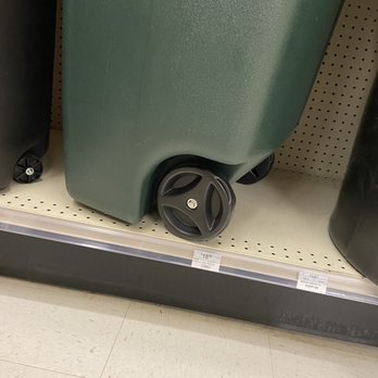 South Pasadena Ace Hardware - Trash can shelf marked $18.99. - Hardware Stores Near Me - South Pasadena, Florida South Pasadena Ace Hardware - Trash can shelf marked $18.99. - Hardware Stores Near Me - South Pasadena, Florida