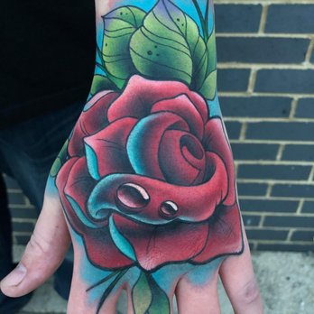 Sweet Life - Freehand (drawn on) rose by Leah Moule. - Tattoo Near Me - Birmingham, XWM
