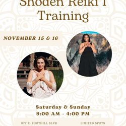 Shoden Reiki I Training November 2025