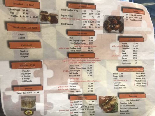 Menu photo 3 Legacy Carryout & Catering Waldorf, MD Menu photo 3 Legacy Carryout & Catering Waldorf, MD