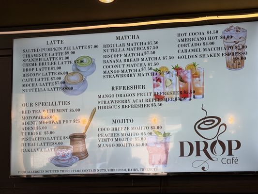 Menu photo 5 Drop Cafe Albuquerque, NM