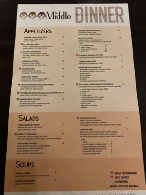 Menu photo 3 The Middle Watertown, CT Menu photo 3 The Middle Watertown, CT