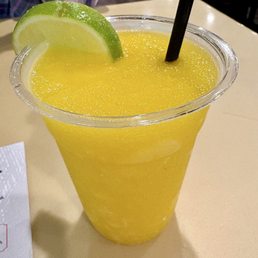 Mango margarita adult slushie