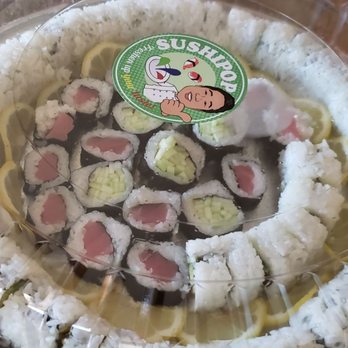 Sushi Pop - Sushi roll platter was fresh and delicious. - Japanese Near Me - Fullerton, California Sushi Pop - Sushi roll platter was fresh and delicious. - Japanese Near Me - Fullerton, California
