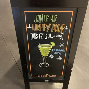 Chico Marx - Happiest Hour! Tue - Fri, 3p to close - Latin American Near Me - South San Francisco, California Chico Marx - Happiest Hour! Tue - Fri, 3p to close - Latin American Near Me - South San Francisco, California