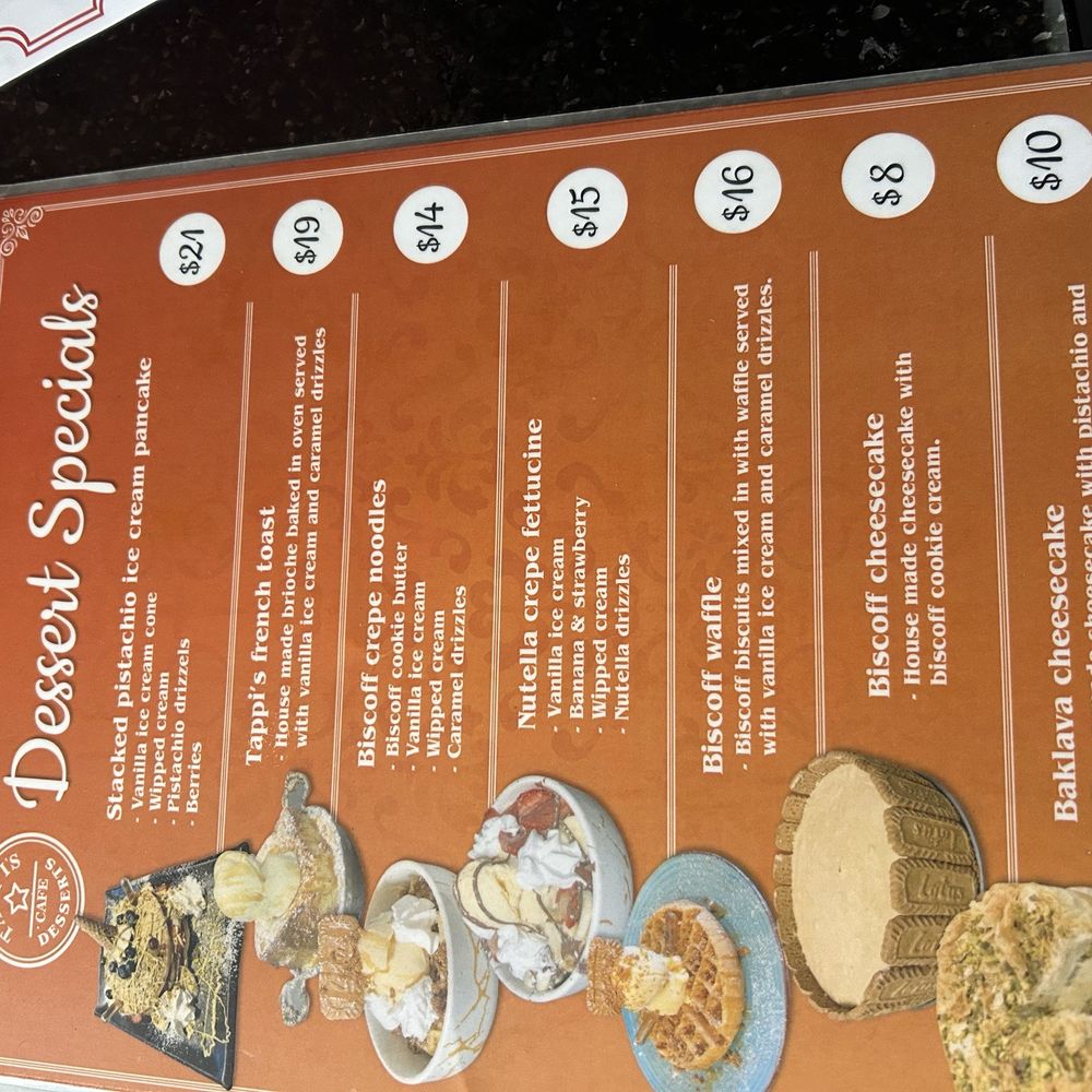 Tappi's Cafe - menu - Cafes Near Me - El Cajon, California Tappi's Cafe - menu - Cafes Near Me - El Cajon, California