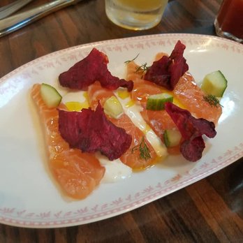 The Atlantic - Salmon Crudo - Seafood Near Me - Virginia Beach, Virginia The Atlantic - Salmon Crudo - Seafood Near Me - Virginia Beach, Virginia