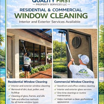 Quality First Property Services - Window Washing Near Me - Fort Myers, Florida Quality First Property Services - Window Washing Near Me - Fort Myers, Florida