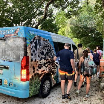 Rio Secreto - Van ride for 15 min Mayan massage aka rough road - Tours Near Me - Chacalal, ROO Rio Secreto - Van ride for 15 min Mayan massage aka rough road - Tours Near Me - Chacalal, ROO