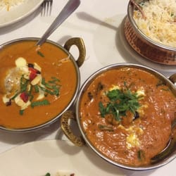 Sangam Tandoori Indian Restaurants - 'To Die For' Malai Kofta (potato/cottage cheese balls stuffed with sultanas & nuts) yummy Bagare Baingan (Eggplant curry) & rice