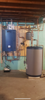 Slide of city plumbing