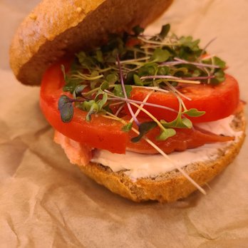 Flying Squirrel - Classic Sunday (smoked salmon) so yummy - Bakeries Near Me - Talkeetna, Alaska