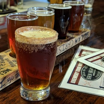 Berlin Brewing Co. - Beer flight with an extra winter warmer - Breweries Near Me - Berlin, New Jersey