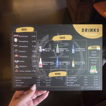 EJ's Hot Pot & Sushi - Alcohol menu - Sushi Bars Near Me - Austin, Texas EJ's Hot Pot & Sushi - Alcohol menu - Sushi Bars Near Me - Austin, Texas