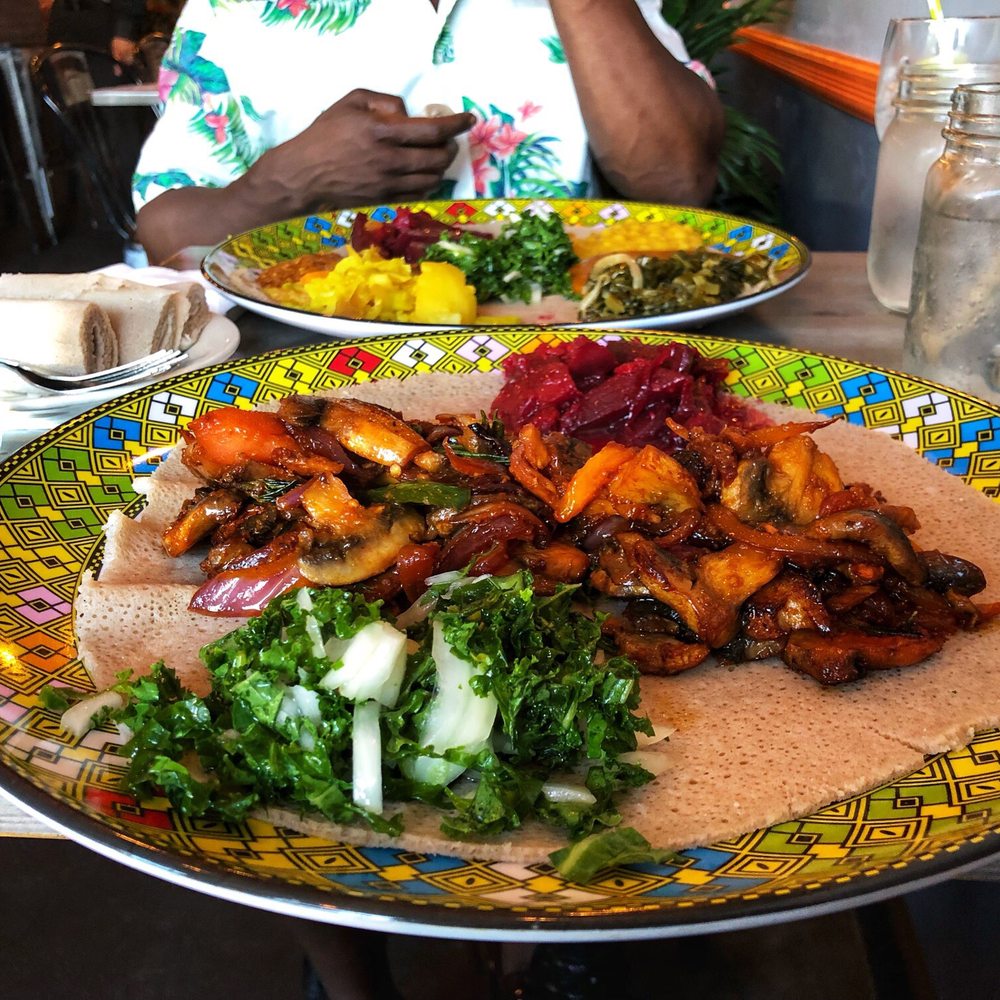 Awash Brooklyn - Vegan mushroom dish - Ethiopian Near Me - Brooklyn, New York