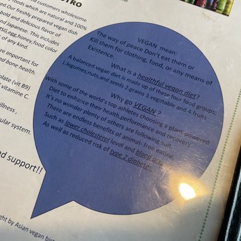 Asian Vegan Bistro - Vegan Near Me - Bakersfield, California
