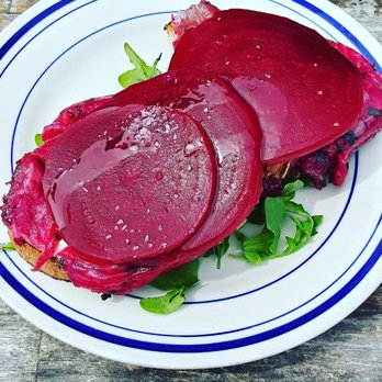 Duke's Counter - Beet, salmon goat cheese tartine - Burgers Near Me - Washington, DC, District of Columbia