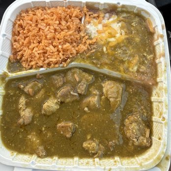 El Camino Real - Chile Verde plate - Mexican Near Me - Fullerton, California