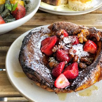 Outerlands - Dutch Pancake Baked in a Cast Iron Pan - Sweet. Awesome and unique. - New American Near Me - San Francisco, California