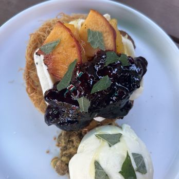 Ajja - Blueberry ekmek tart - Middle Eastern Near Me - Raleigh, North Carolina