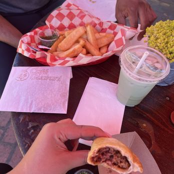 Cafe Guarani - Yuka fries, matcha latte, brisket empanada - Cafes Near Me - Pacific Grove, California
