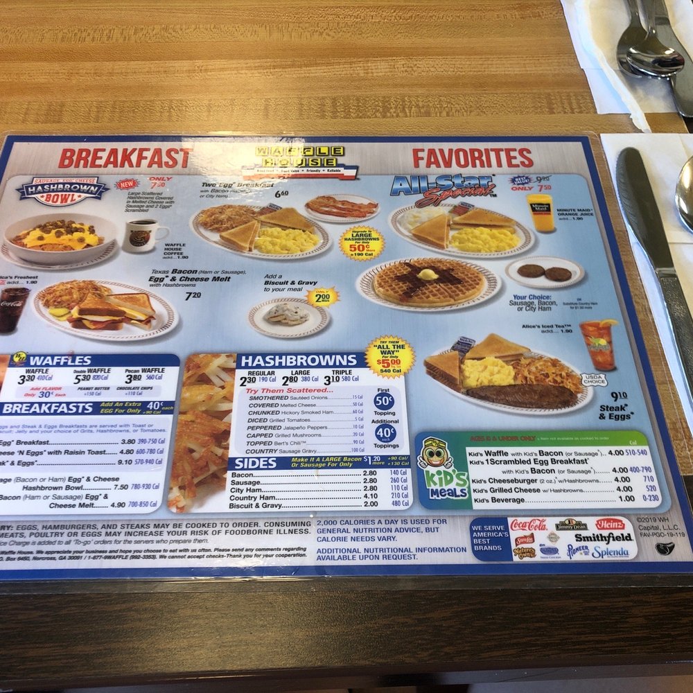 Waffle House - Waffle House Menu - Breakfast & Brunch Near Me - Mckinney, Texas Waffle House - Waffle House Menu - Breakfast & Brunch Near Me - Mckinney, Texas