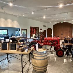 Trattore Farms and Winery - In the tasting room