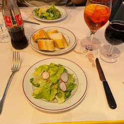 Relais De L'Entrecôte - Salad, aperol spiritz & house red wine