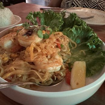 Tutu Lounge - Prawns substituted for crab in our "spicy garlic" rice noodles. - Breakfast & Brunch Near Me - San Rafael, California