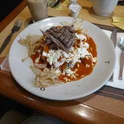 Chilequiles were delicious.