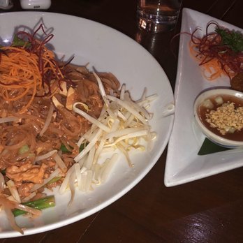 My Black Thai - Chicken Pad Thai and Thai Fish Cakes - Thai Near Me - Jackson Heights, New York