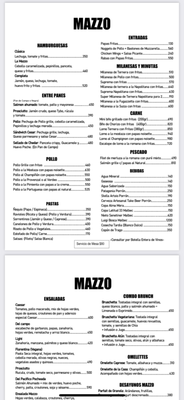 Menu photo 2 Mazzo Buenos Aires, C